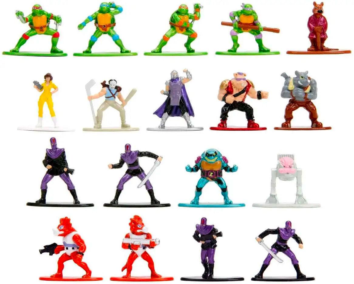 JAD34460 Teenage Mutant Ninja Turtles (TV'87) - 1.65" Nano Metalfig 18-PK [Wave 1] - Jada Toys - Titan Pop Culture