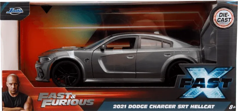 JAD34472 Fast & Furious 10 - 2021 Dodge Charger SRT Hellcat 1:24 Scale - Jada Toys - Titan Pop Culture