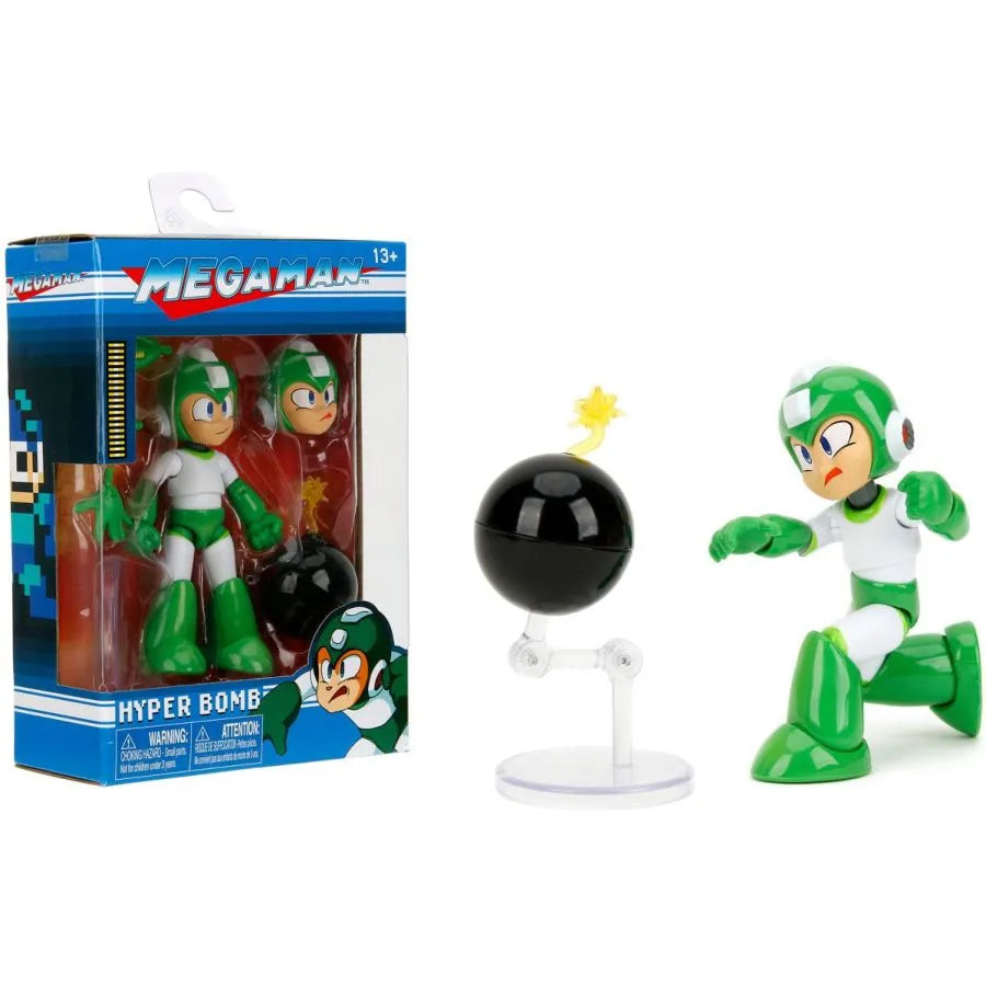 JAD34507 Mega Man - Hyper Bomb 4.5" Action Figure - Jada Toys - Titan Pop Culture