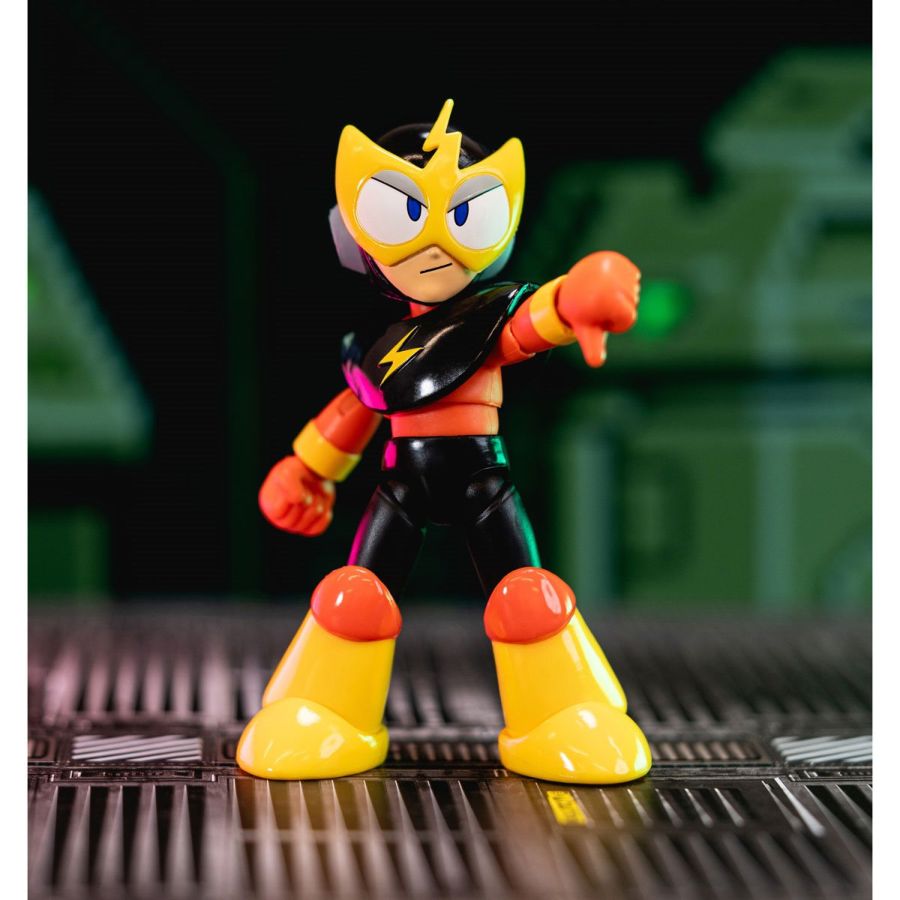 JAD34508 Mega Man - Electric Man 4.5" Action Figure - Jada Toys - Titan Pop Culture