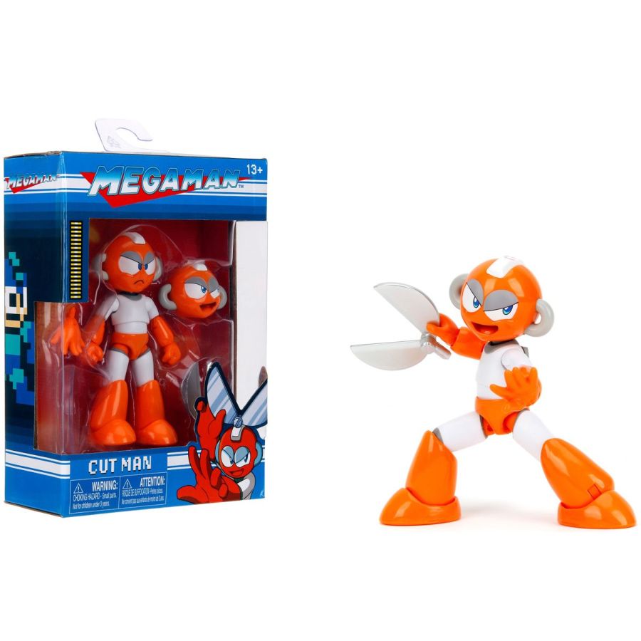 JAD34509 Mega Man - Cut Man 4.5" Action Figure - Jada Toys - Titan Pop Culture