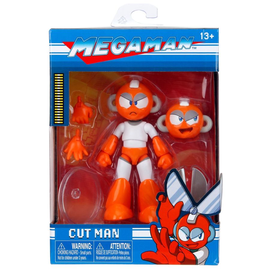 JAD34509 Mega Man - Cut Man 4.5" Action Figure - Jada Toys - Titan Pop Culture