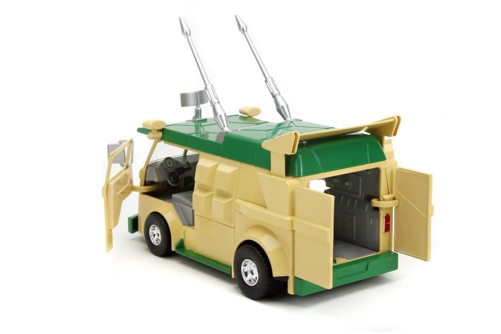 JAD34529 Teenage Mutant Ninja Turtles (TV'87) - HWR Party Wagon w/Donatello 1:24 Scale Vehicle - Jada Toys - Titan Pop Culture