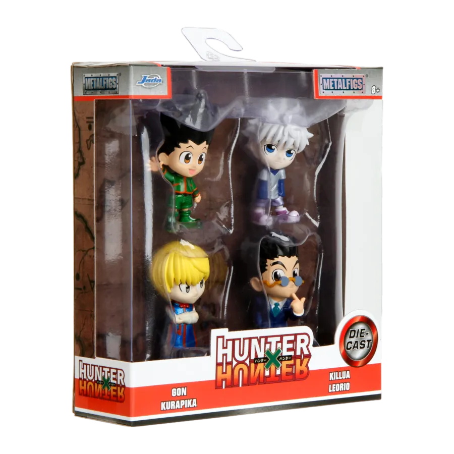 JAD34605 Hunter x Hunter - Gon and Others 2.5" MetalFig 4 Pack - Jada Toys - Titan Pop Culture