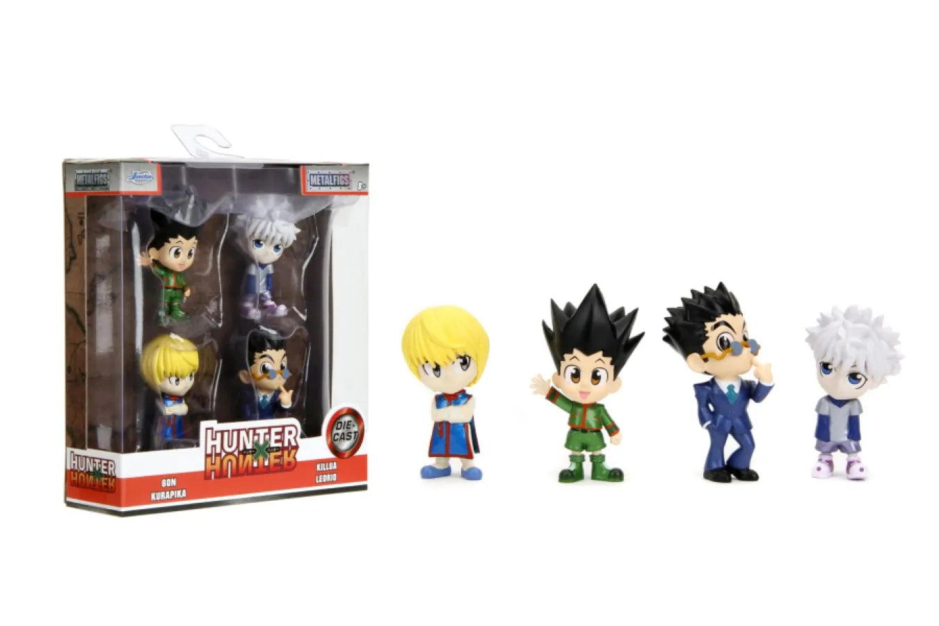 JAD34605 Hunter x Hunter - Gon and Others 2.5" MetalFig 4 Pack - Jada Toys - Titan Pop Culture