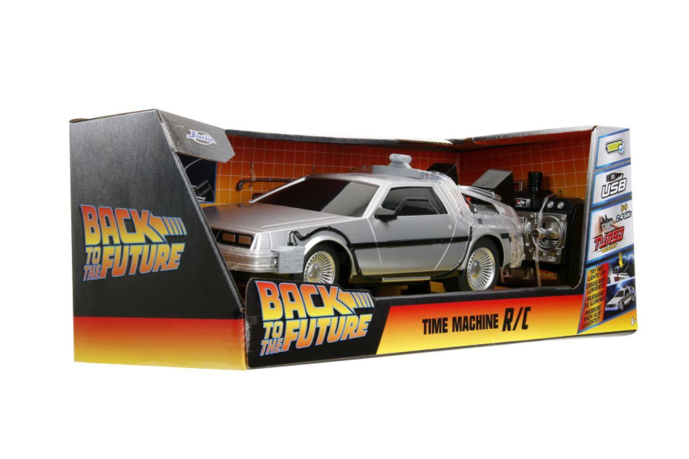 JAD34627 Back to the Future - Time Machine Remote Control 1:16 Scale Vehicle (with Light Up Function) - Jada Toys - Titan Pop Culture