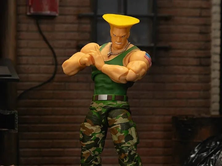 Street Fighter - Figura de acción Guile de 6"