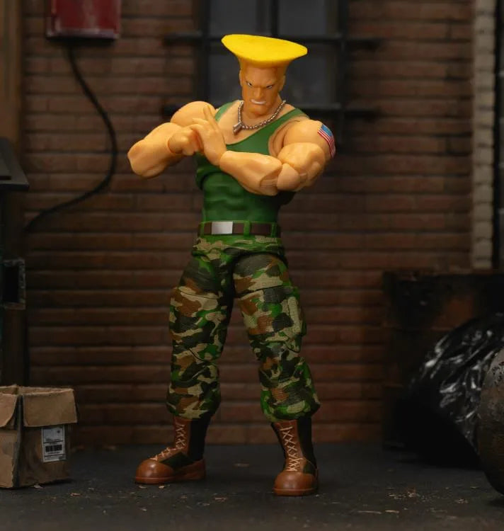 Street Fighter - Figura de acción Guile de 6"