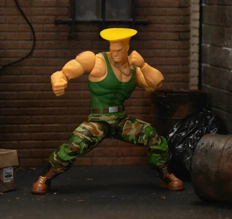 Street Fighter - Figura de acción Guile de 6"