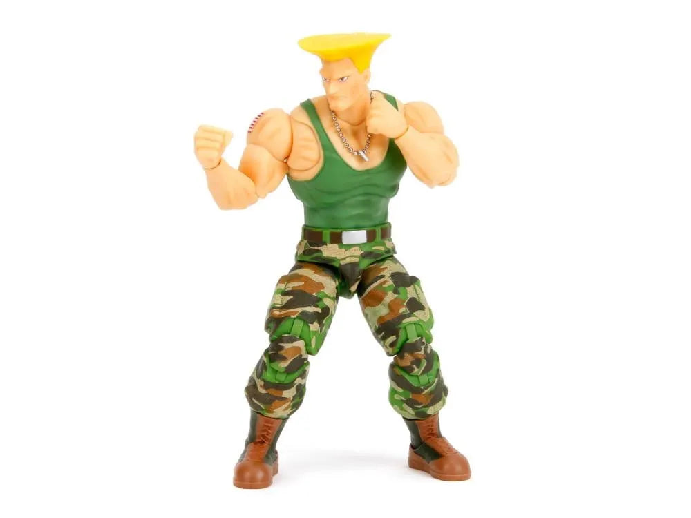 Street Fighter - Figura de acción Guile de 6"