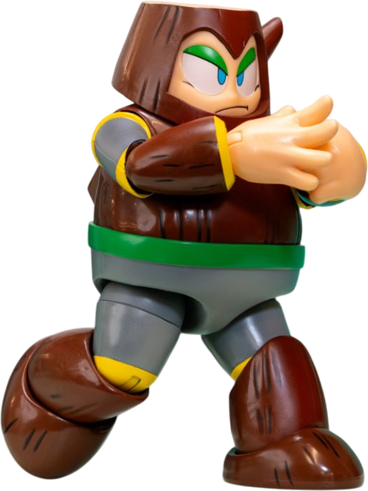 Mega Man - Figura de acción de Wood Man de 4.5"