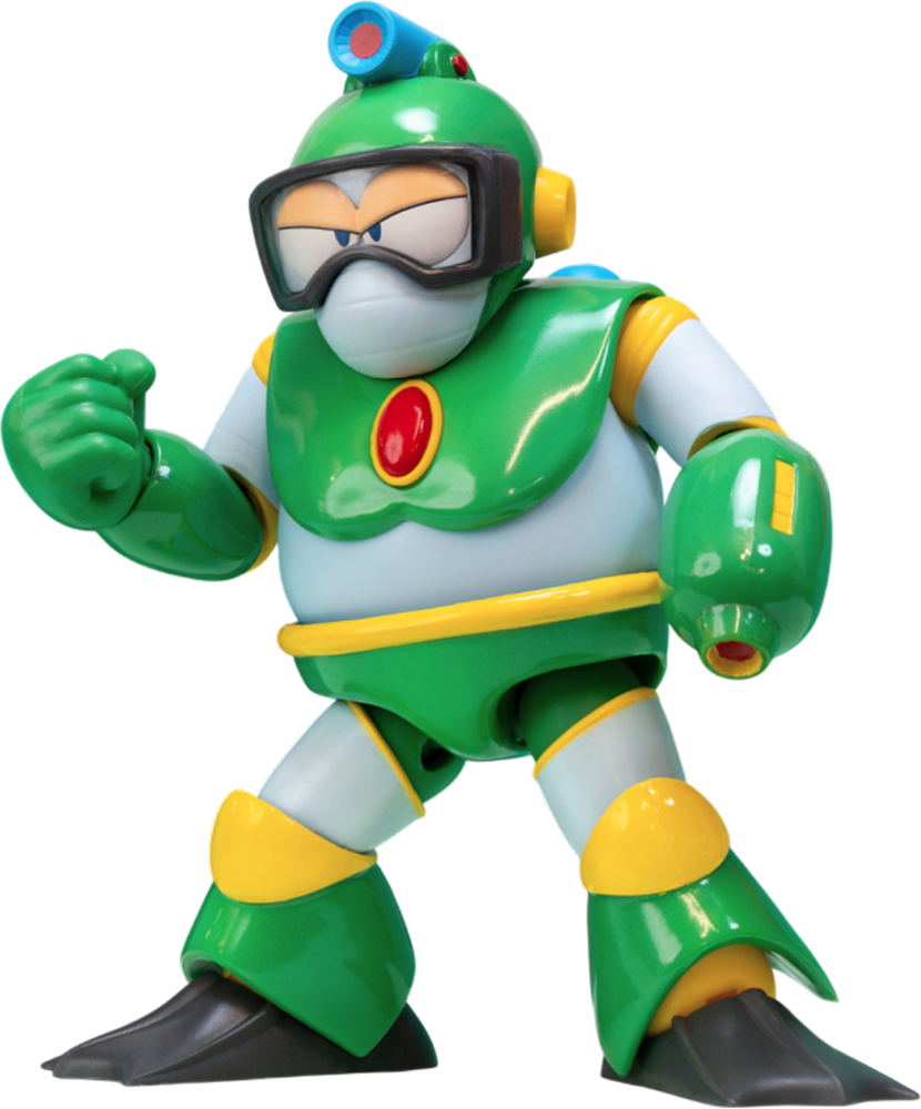 Mega Man - Figura de acción Bubble Man de 4.5"