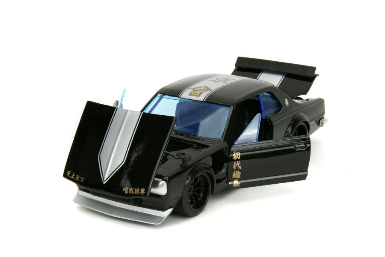 JAD34698 Tokyo Revengers - 1971 Nissan Skyline GTR with Mikey 1:24 Scale Diecast Vehicle - Jada Toys - Titan Pop Culture