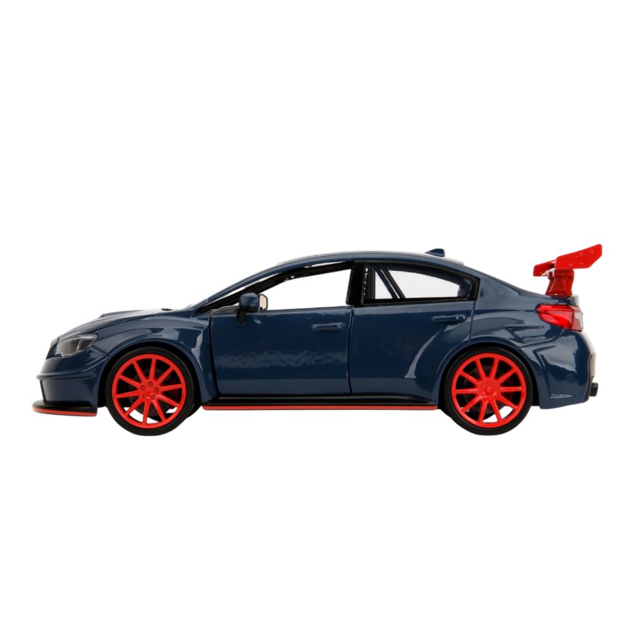 JAD34714 Jujutsu Kaisen - 1:24 2016 Subaru WRX STI Diecast Vehicle with Yuji Itadori 2.75" Figure - Jada Toys - Titan Pop Culture