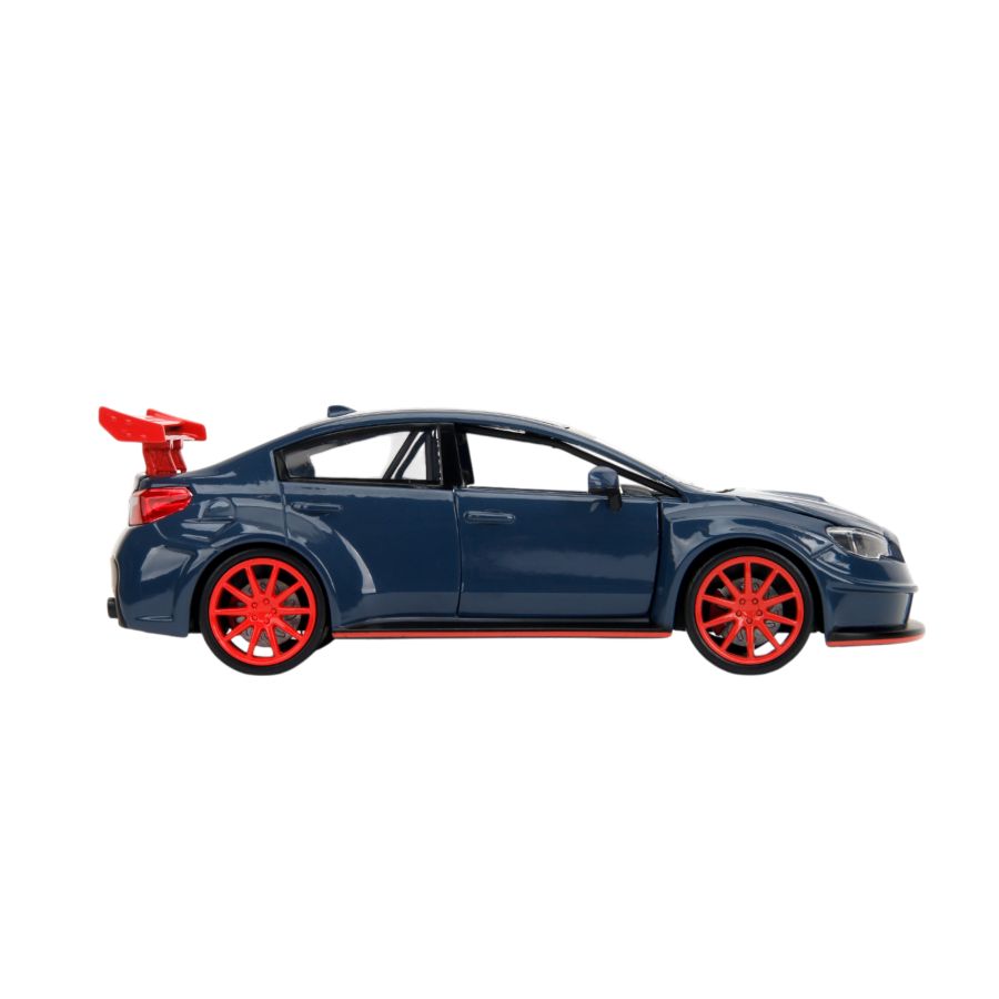 JAD34714 Jujutsu Kaisen - 1:24 2016 Subaru WRX STI Diecast Vehicle with Yuji Itadori 2.75" Figure - Jada Toys - Titan Pop Culture