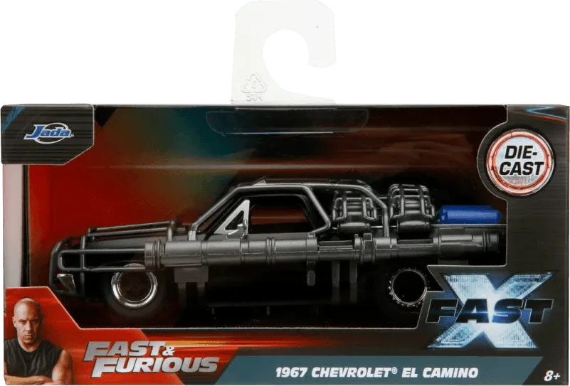 JAD34733 Fast & Furious 10 - 1967 Chevy El Camino with Cage 1:32 Scale - Jada Toys - Titan Pop Culture