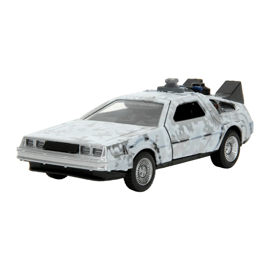 JAD34785 Back to the Future - Time Machine (Frost Covered) 1:32 Scale Die-Cast - Jada Toys - Titan Pop Culture