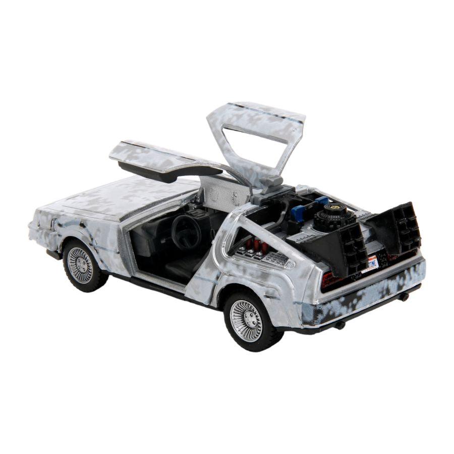 JAD34785 Back to the Future - Time Machine (Frost Covered) 1:32 Scale Die-Cast - Jada Toys - Titan Pop Culture