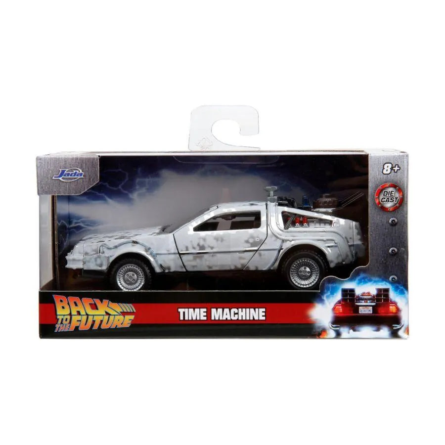 JAD34785 Back to the Future - Time Machine (Frost Covered) 1:32 Scale Die-Cast - Jada Toys - Titan Pop Culture