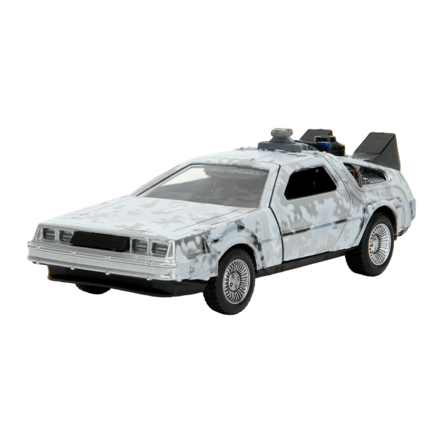 JAD34785 Back to the Future - Time Machine (Frost Covered) 1:32 Scale Die-Cast - Jada Toys - Titan Pop Culture