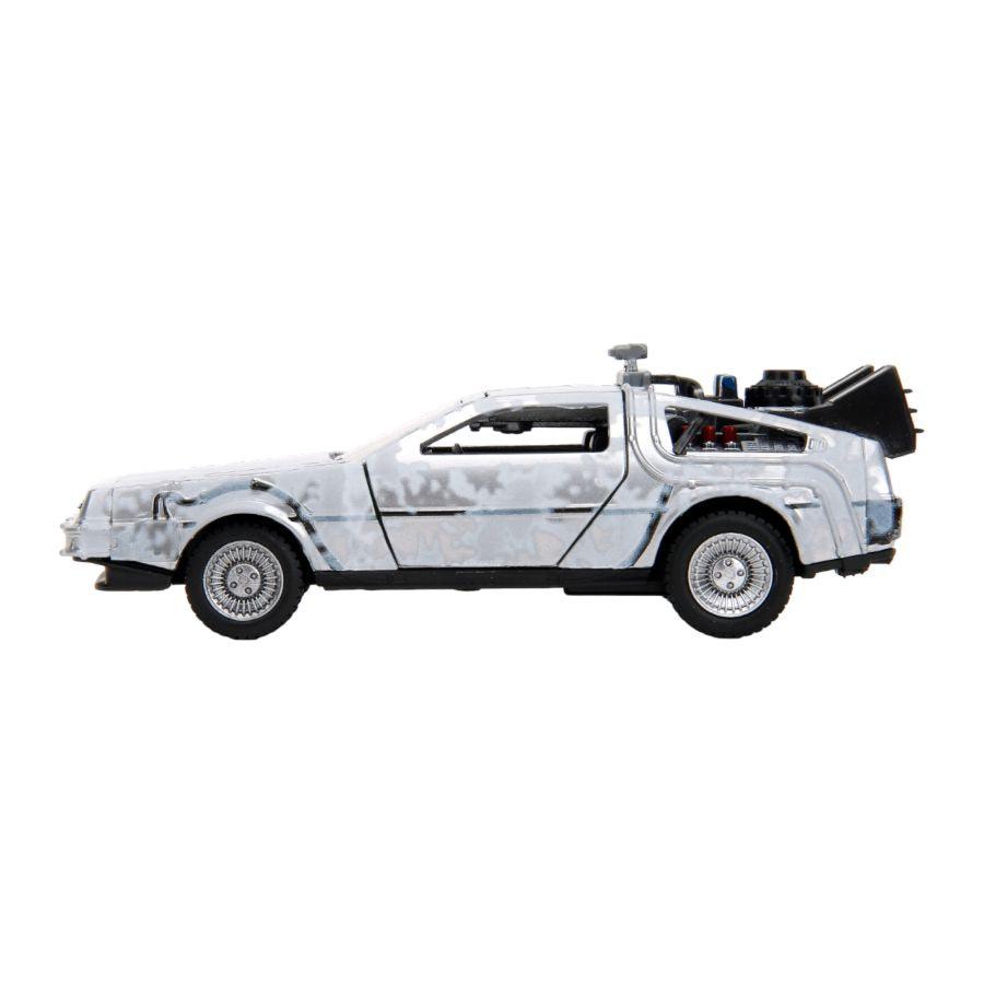 JAD34785 Back to the Future - Time Machine (Frost Covered) 1:32 Scale Die-Cast - Jada Toys - Titan Pop Culture