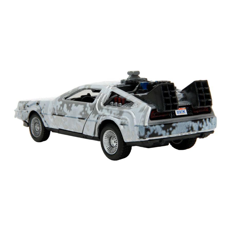 JAD34785 Back to the Future - Time Machine (Frost Covered) 1:32 Scale Die-Cast - Jada Toys - Titan Pop Culture