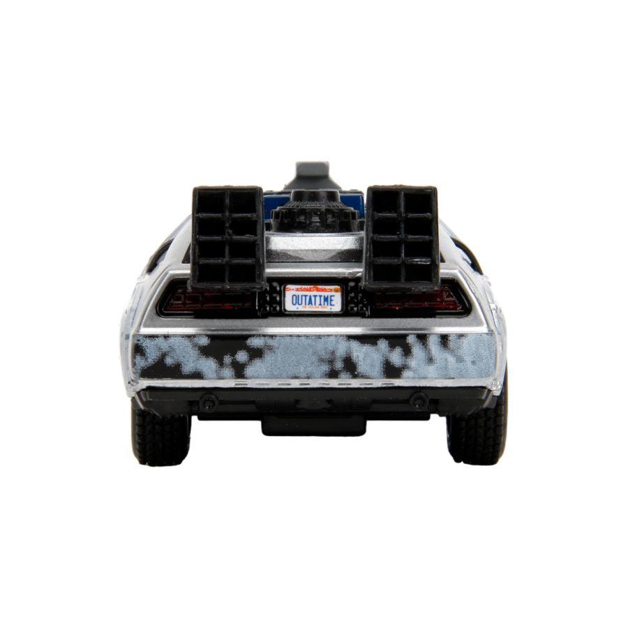 JAD34785 Back to the Future - Time Machine (Frost Covered) 1:32 Scale Die-Cast - Jada Toys - Titan Pop Culture