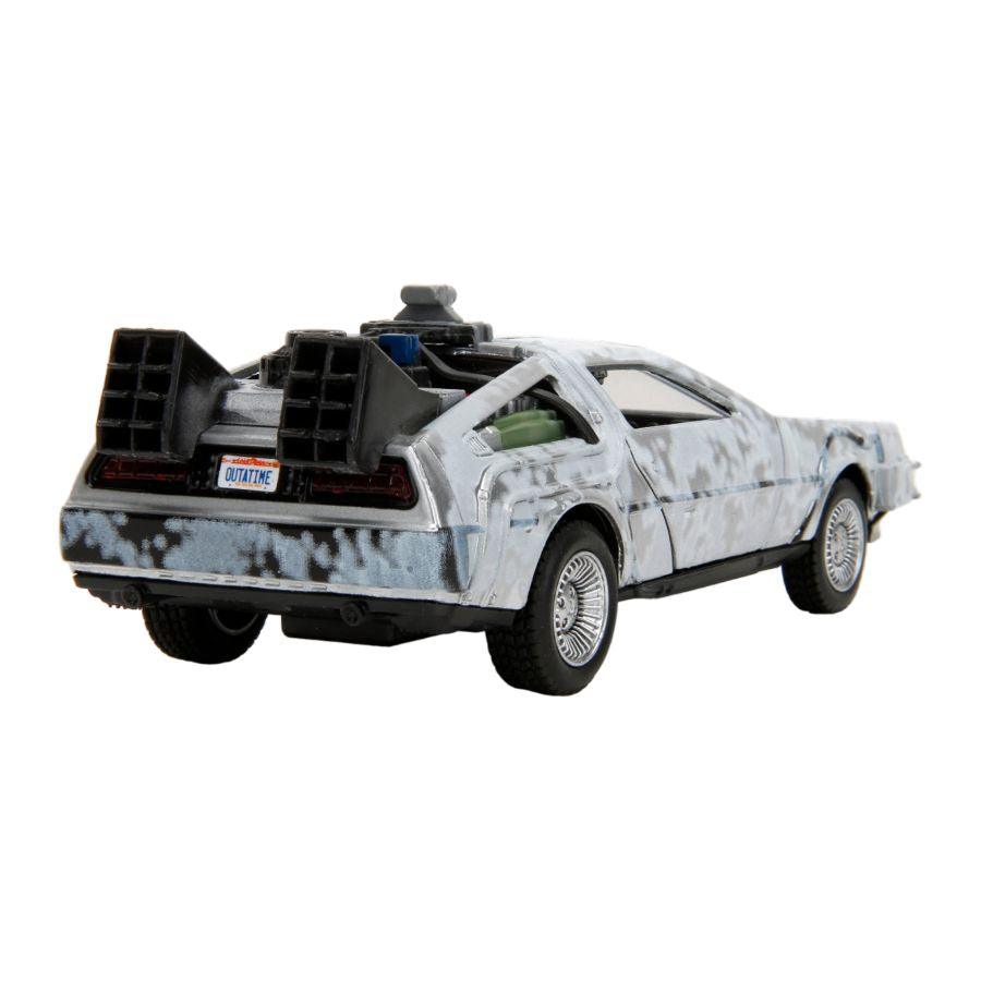 JAD34785 Back to the Future - Time Machine (Frost Covered) 1:32 Scale Die-Cast - Jada Toys - Titan Pop Culture