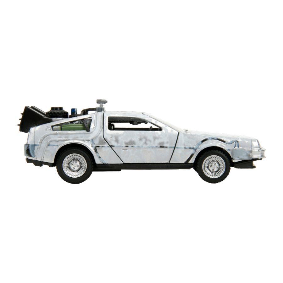 Back to the Future - Time Machine (Frost Covered) 1:32 Scale Die-Cast Diecast Scale Rides by Jada Toys | Titan Pop Culture