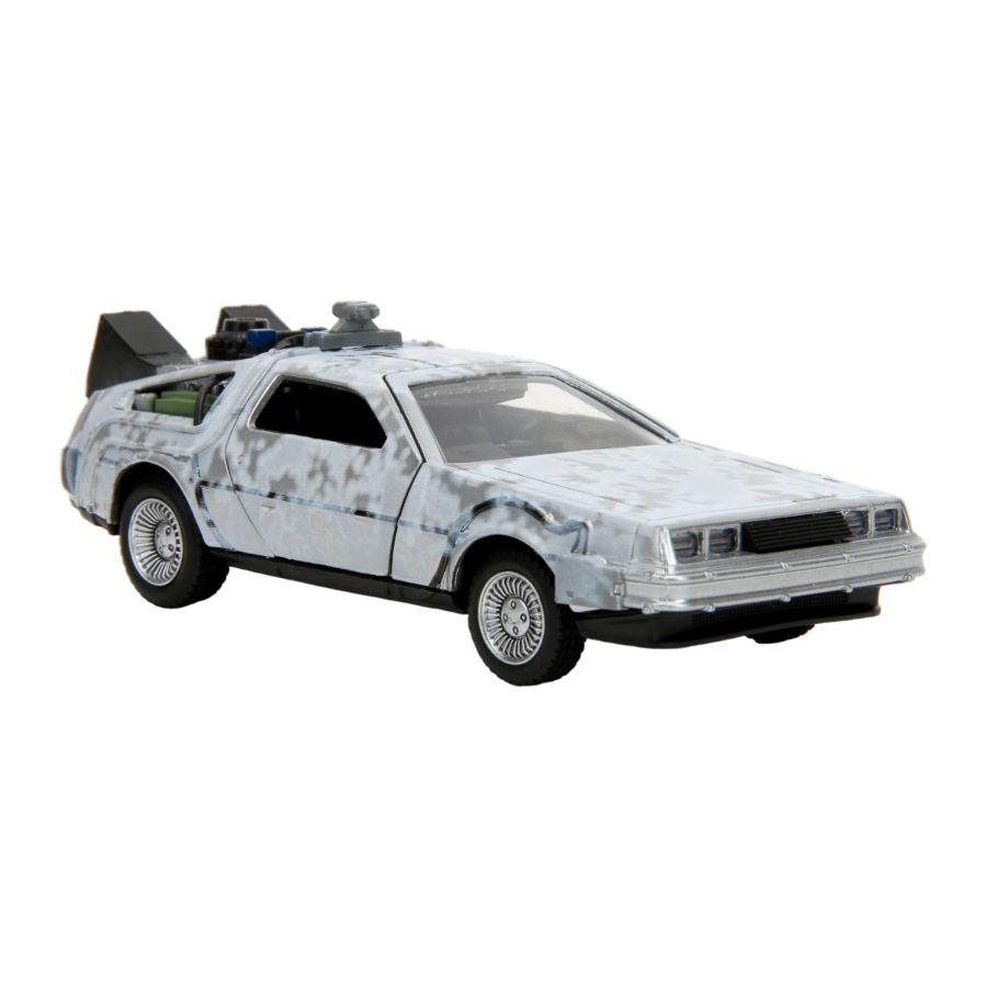 JAD34785 Back to the Future - Time Machine (Frost Covered) 1:32 Scale Die-Cast - Jada Toys - Titan Pop Culture