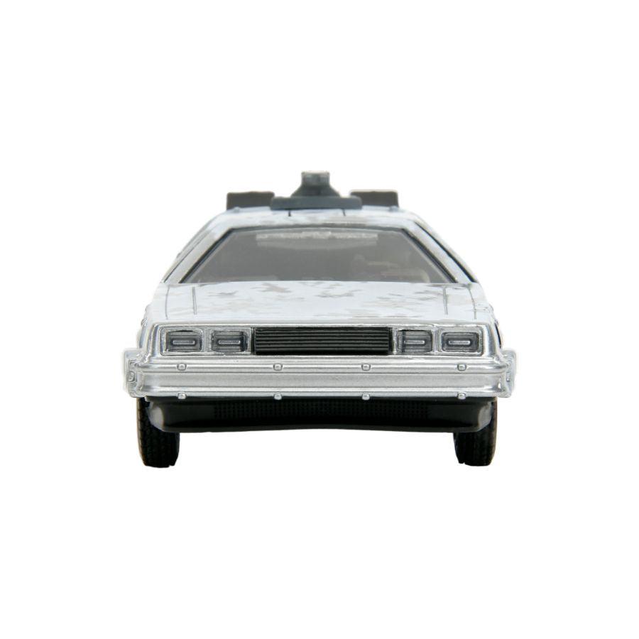 Back to the Future - Time Machine (Frost Covered) 1:32 Scale Die-Cast Diecast Scale Rides by Jada Toys | Titan Pop Culture