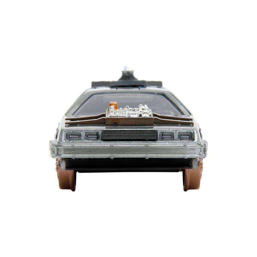 JAD34786 Back to the Future: Part 3 - Time Machine (Railroad wheels) 1:32 Scale Die-Cast - Jada Toys - Titan Pop Culture