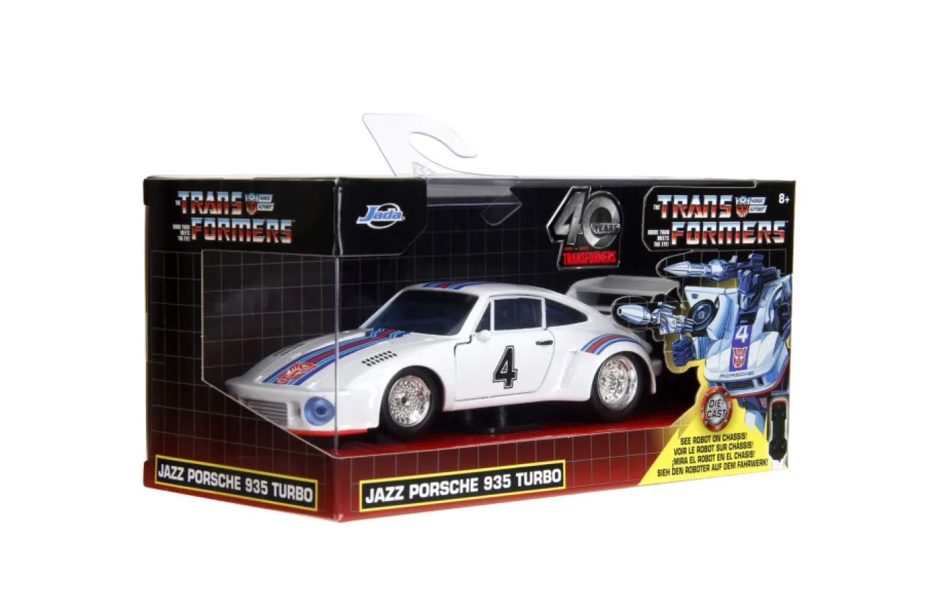 JAD34793 Transformers - G1 Jazz (1976 Porsche 935) 1:32 Scale Diecast Vehicle - Jada Toys - Titan Pop Culture