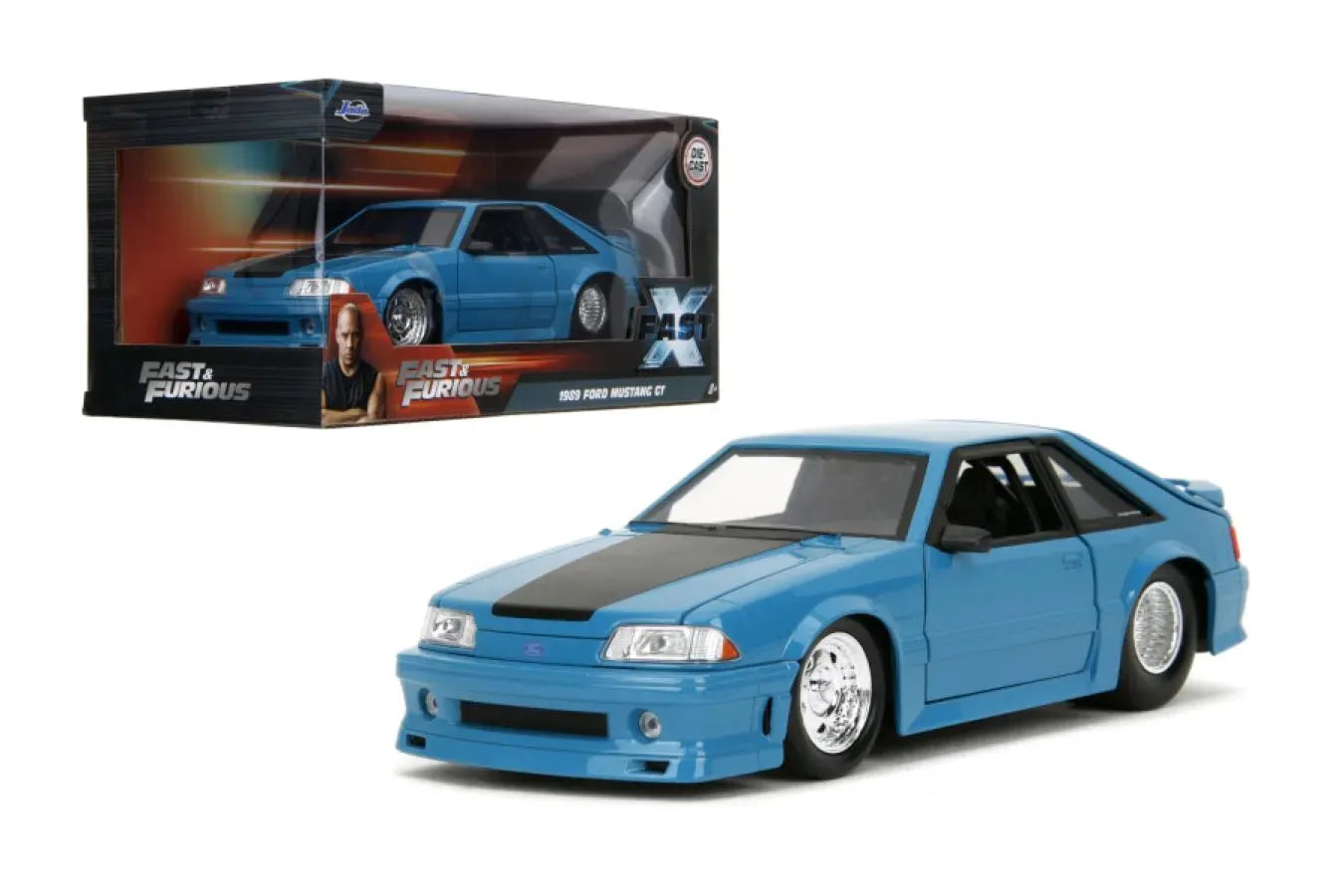 JAD34922 Fast X - 1989 Ford Mustang GT 1:24 Scale Die-cast Vehicle - Jada Toys - Titan Pop Culture