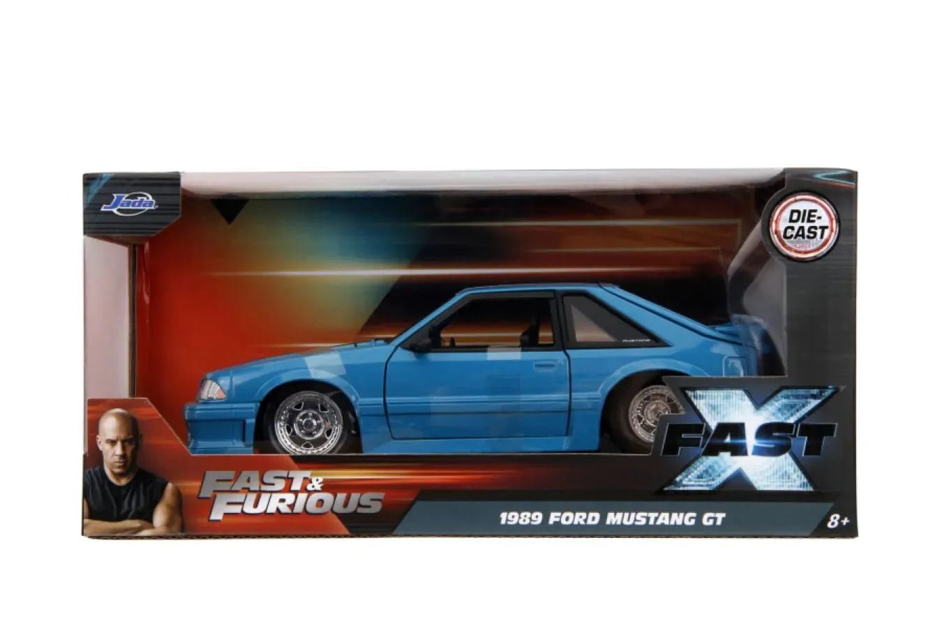 JAD34922 Fast X - 1989 Ford Mustang GT 1:24 Scale Die-cast Vehicle - Jada Toys - Titan Pop Culture