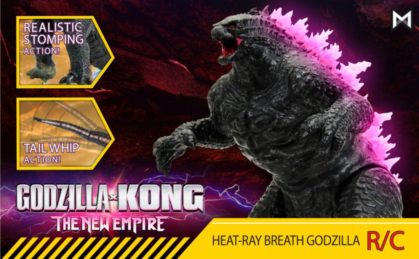 JAD34994 Godzilla X Kong: The New Empire - Godzilla 1:12 Scale Remote Control Toy - Jada Toys - Titan Pop Culture