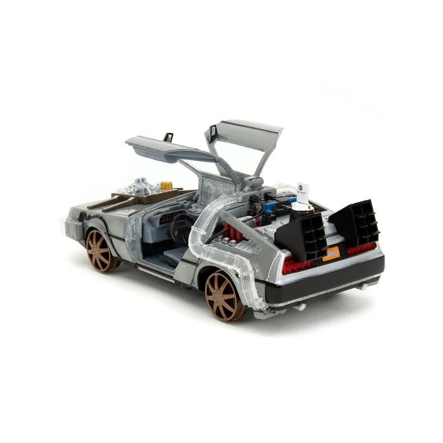 JAD34996 Back to the Future 3 - Delorean 1:24 Diecast Vehicle (with Sound) - Jada Toys - Titan Pop Culture