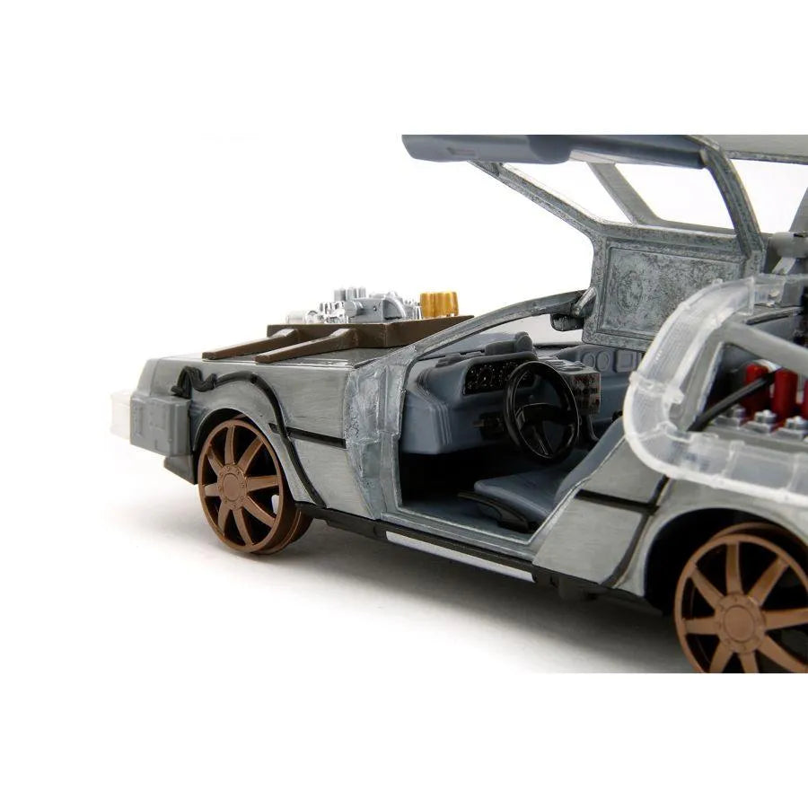 JAD34996 Back to the Future 3 - Delorean 1:24 Diecast Vehicle (with Sound) - Jada Toys - Titan Pop Culture