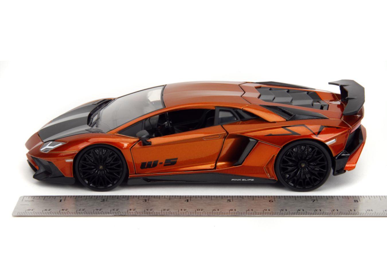 JAD35065 Pink Slips - Lamborghini Aventador SV 1:24 Scale Diecast Vehicle - Jada Toys - Titan Pop Culture