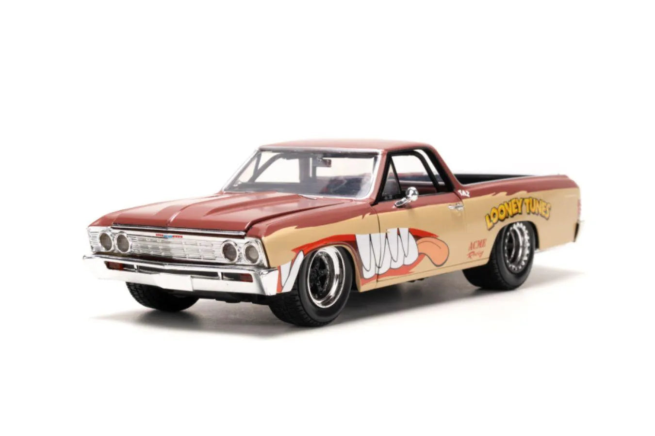 JAD35130 Looney Tunes - Chevy El Camino with Tassie Devil 1:24 Scale Diecast Vehicle - Jada Toys - Titan Pop Culture