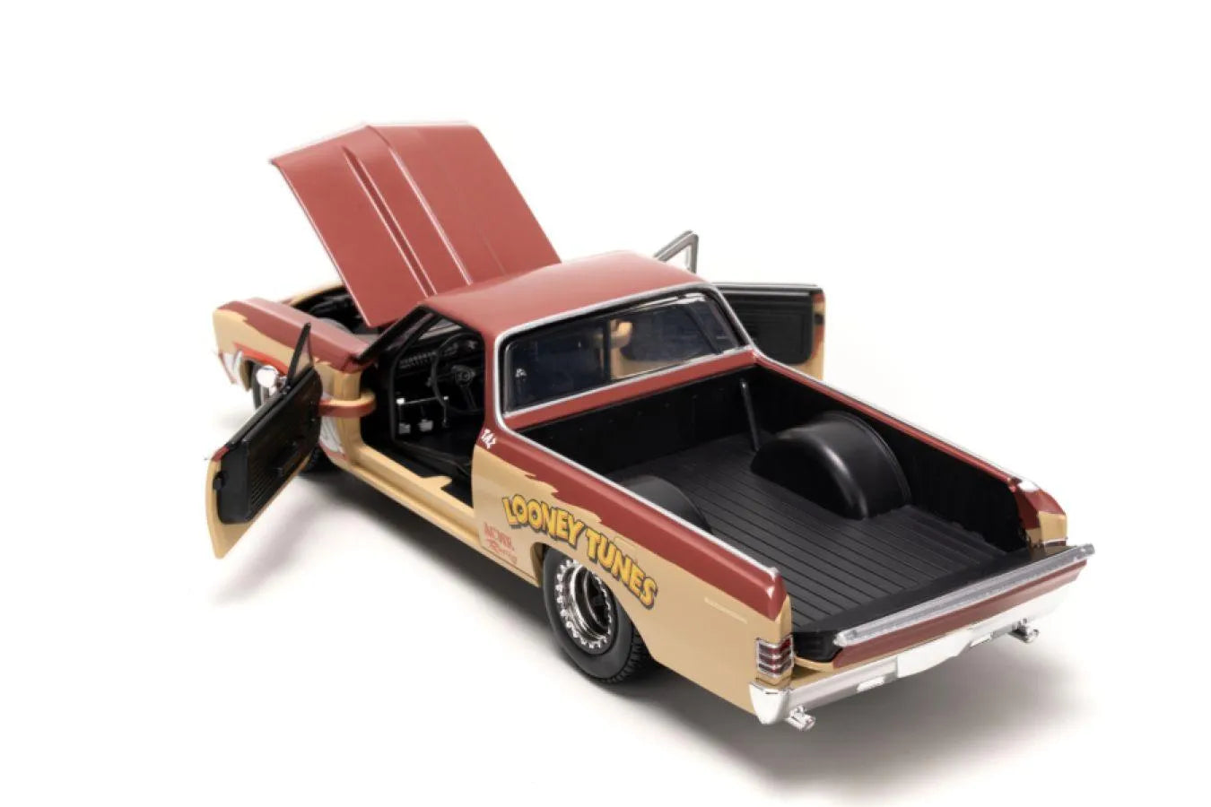 JAD35130 Looney Tunes - Chevy El Camino with Tassie Devil 1:24 Scale Diecast Vehicle - Jada Toys - Titan Pop Culture