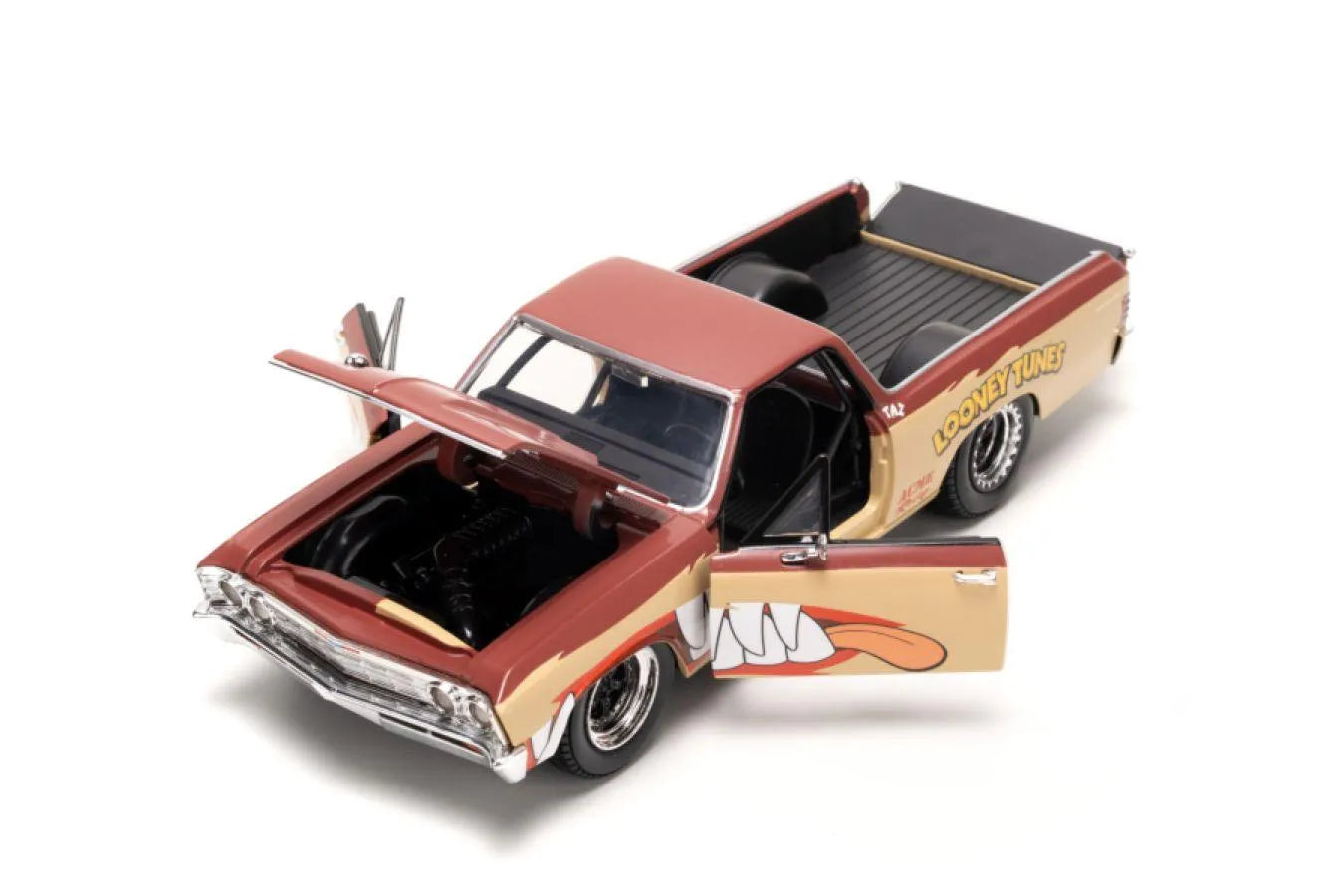 JAD35130 Looney Tunes - Chevy El Camino with Tassie Devil 1:24 Scale Diecast Vehicle - Jada Toys - Titan Pop Culture