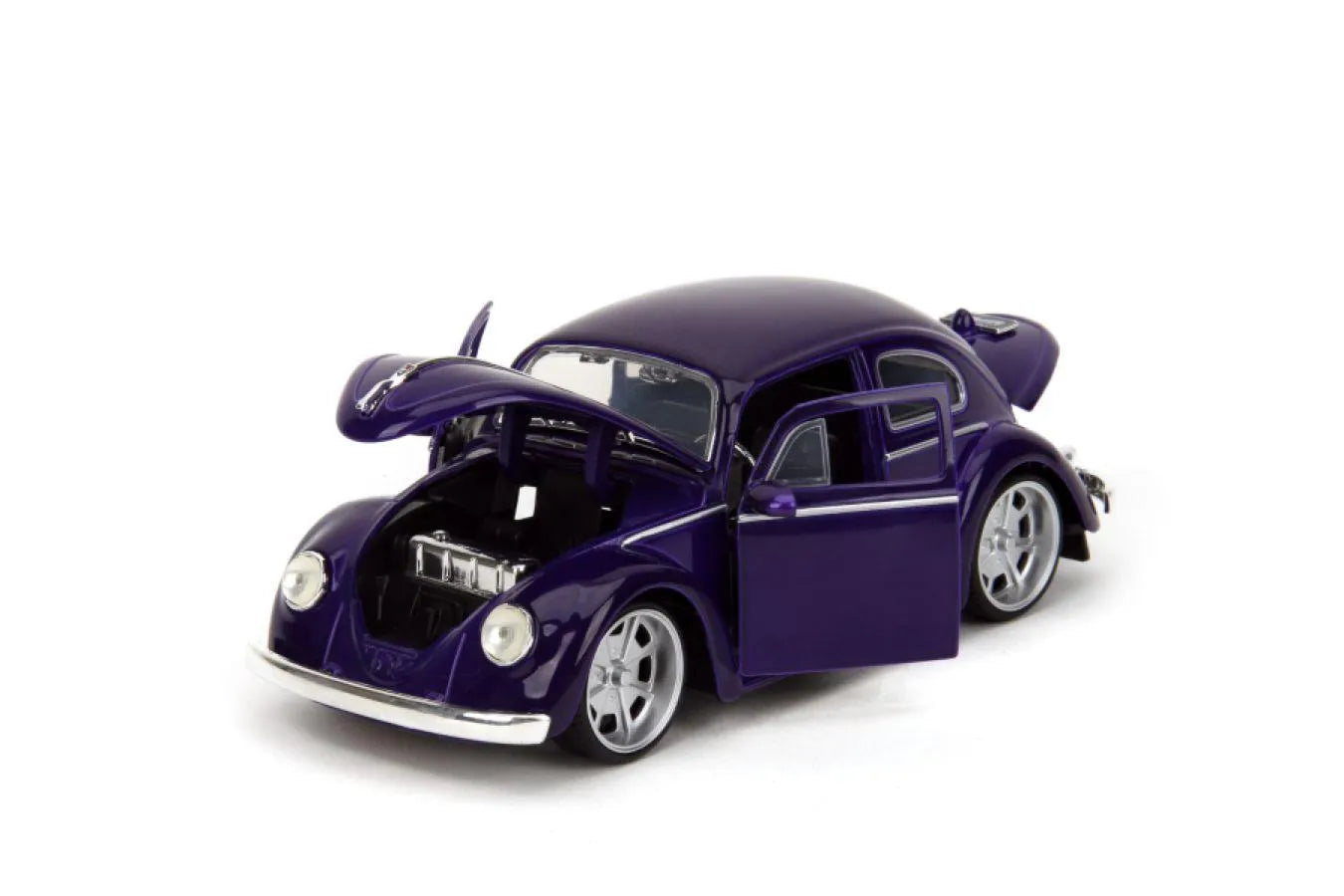 JAD35131 Wednesday (TV) - VW Beetle (with Wednesday) 1:24 Scale Diecast Vehicle - Jada Toys - Titan Pop Culture