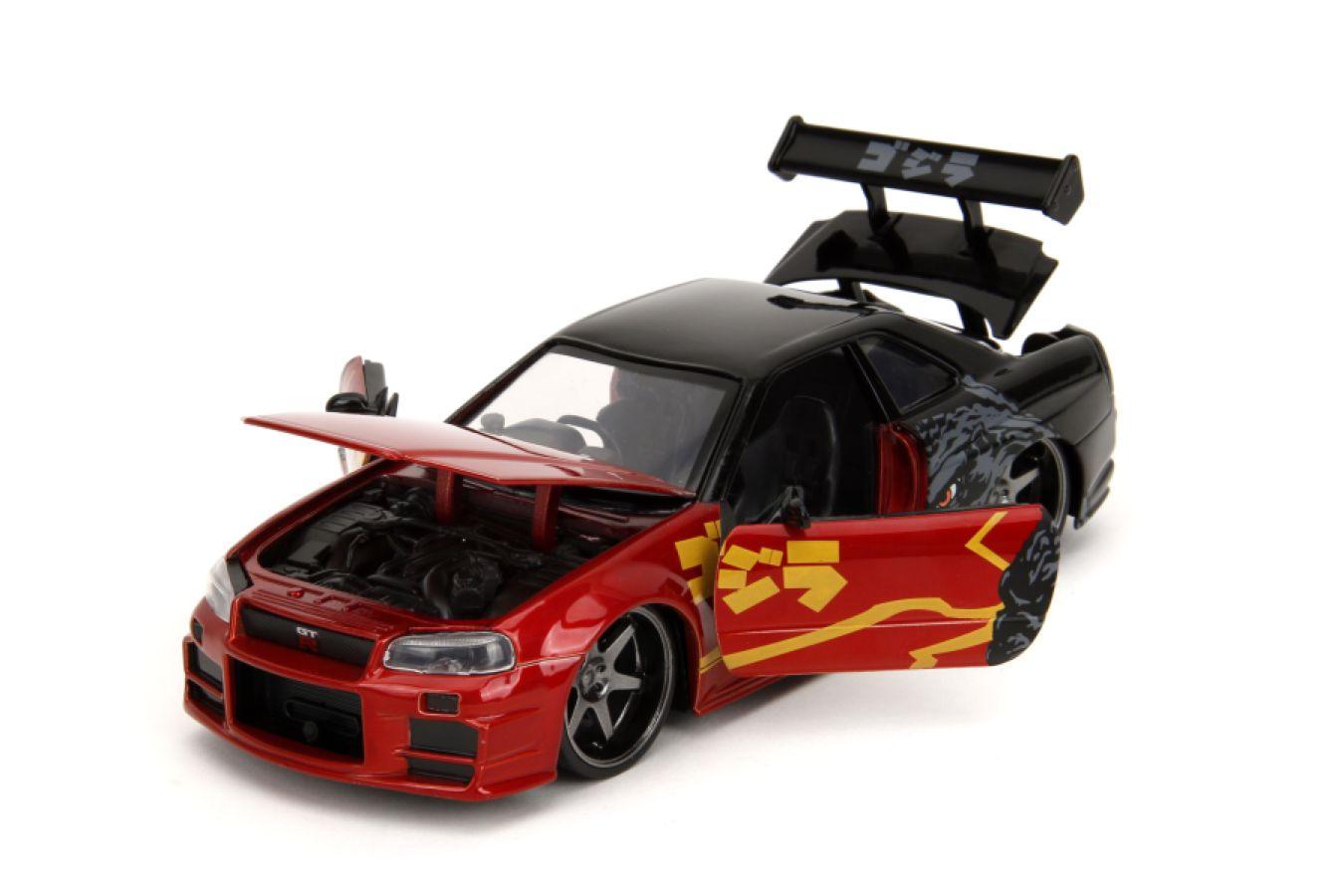 JAD35133 Godzilla - Nissan GTR 1:24 Scale Diecast Vehicle - Jada Toys - Titan Pop Culture