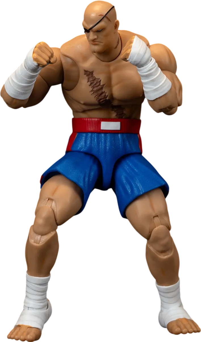 JAD35171 Street Fighter II - 6" Sagat Figure - Jada Toys - Titan Pop Culture