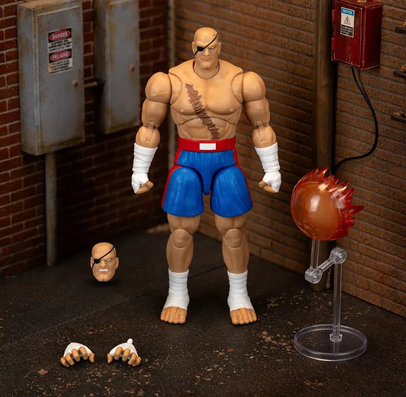 JAD35171 Street Fighter II - 6" Sagat Figure - Jada Toys - Titan Pop Culture