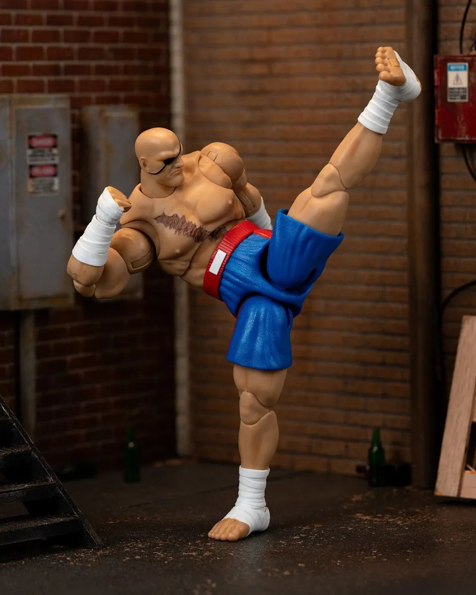 JAD35171 Street Fighter II - 6" Sagat Figure - Jada Toys - Titan Pop Culture