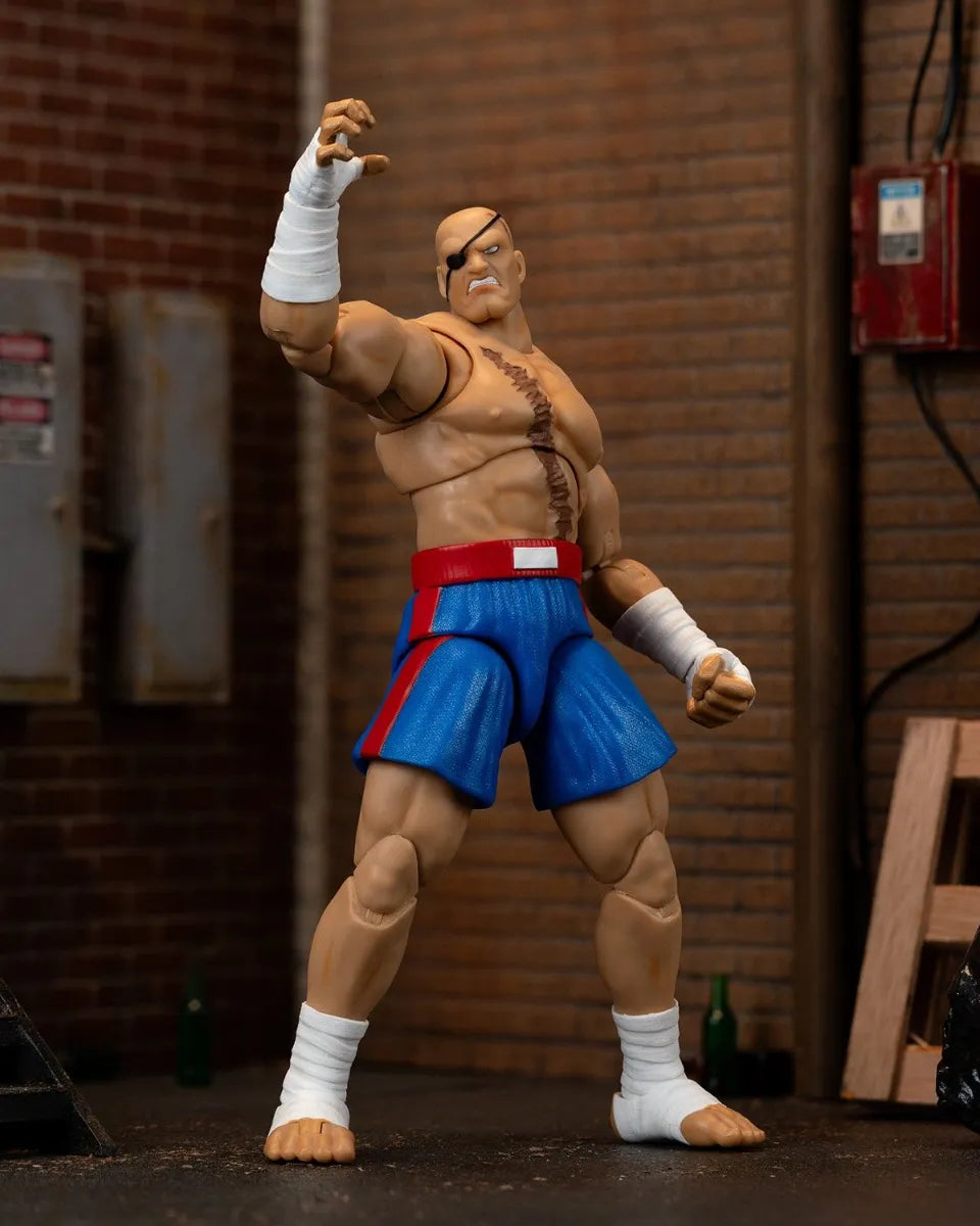 JAD35171 Street Fighter II - 6" Sagat Figure - Jada Toys - Titan Pop Culture