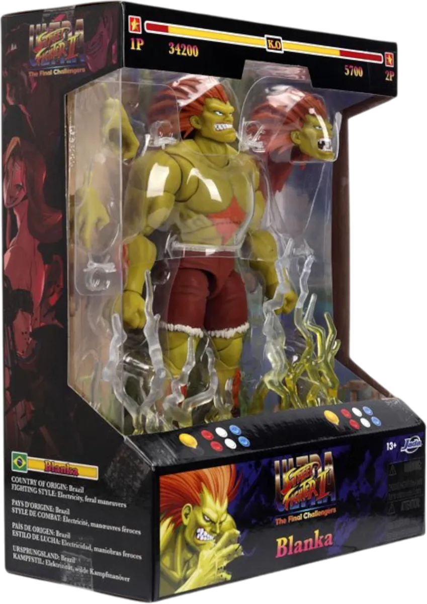 JAD35173 Street Fighter II - 6" Blanka Figure - Jada Toys - Titan Pop Culture