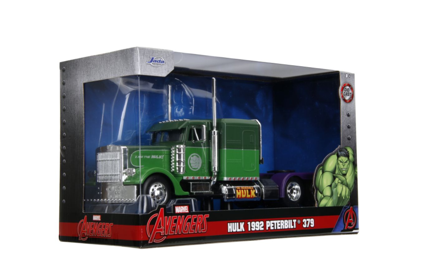 JAD35179 Marvel Comics - Hulk Big Rig 1:24 Scale Diecast Vehicle - Jada Toys - Titan Pop Culture